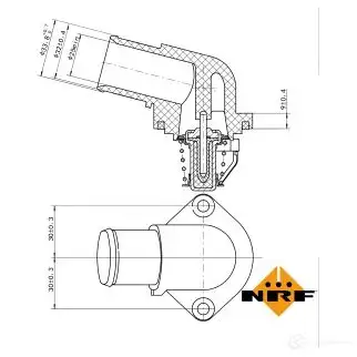 Термостат NRF 725037 9 9ACF 1438022850 изображение 0