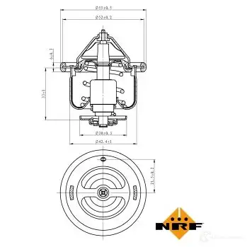Термостат NRF 1438022794 HXS YXW 725110 изображение 0