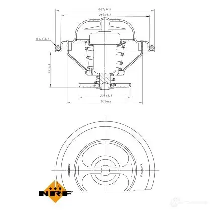 Термостат NRF 1438022857 725071 853 7V4 изображение 0