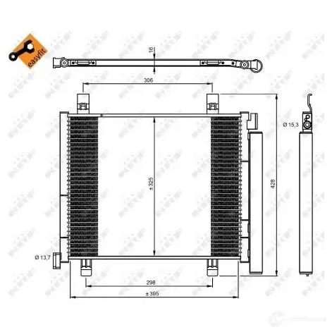 Испаритель кондиционера NRF 8718042065377 1788182 HX 47Q 36137 изображение 0