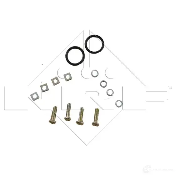 Радиатор печки, теплообменник NRF 54240 1791255 A 4C2DG 8718042100078 изображение 6