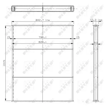 Интеркулер NRF 8718042012371 GHSV 4SD 1785246 30123 - Изображение 1