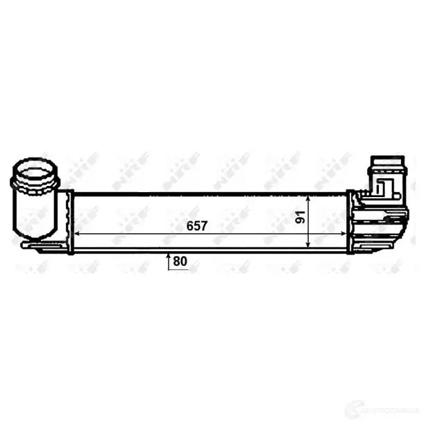 Интеркулер NRF 30545 6VW NG 1785588 8718042145734 изображение 0