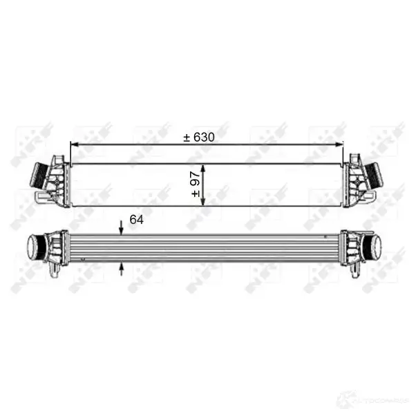 Интеркулер NRF 1785583 8718042145680 8BM ZUY 30540 - Изображение 1