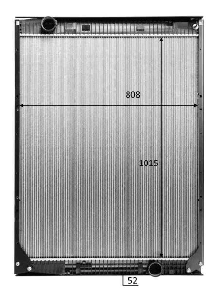 Радиатор охлаждения двигателя NRF AZKLEV S 1440489185 50194X изображение 0