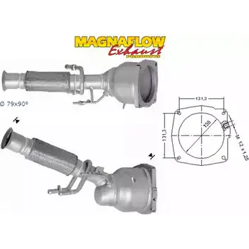 Катализатор MAGNAFLOW 76055D DW8GG0J 2722837 IY 4JV изображение 0