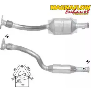 Катализатор MAGNAFLOW 2722844 SZL0 D 76301 7TF3N изображение 0