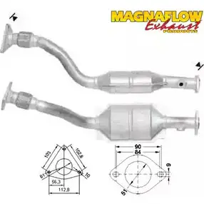 Катализатор MAGNAFLOW 76311 QGGJTJ 2722854 Y2T 1K