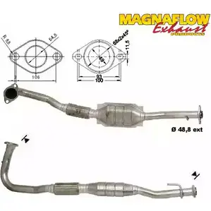 Катализатор MAGNAFLOW IIJX 8G WMKYA 78004D 2722957 изображение 0