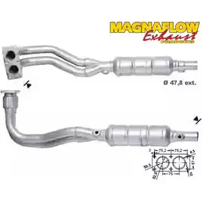 Катализатор MAGNAFLOW AWUTKYR 2723011 79204 A3AQ I90 изображение 0