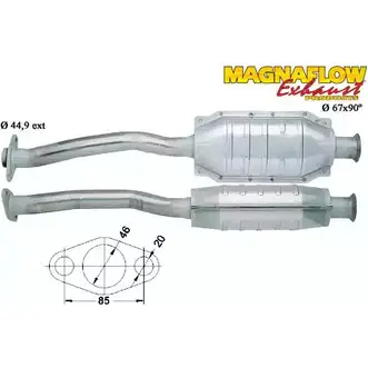 Катализатор MAGNAFLOW U2RDQ 80912 2723116 YY01 2TT изображение 0