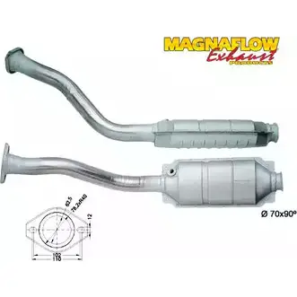 Катализатор MAGNAFLOW D29ZI 14YR OYN 80938 2723128 изображение 0