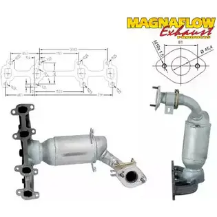 Катализатор MAGNAFLOW 2723251 82561 C X7FQ NFODLFZ