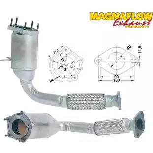 Катализатор MAGNAFLOW BBW04 82573D 2723263 SCVGX 59 изображение 0