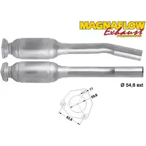 Катализатор MAGNAFLOW XUBIBID 2723270 WZ 824OX 82581 изображение 0