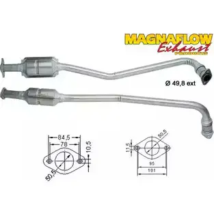 Катализатор MAGNAFLOW 85863D GPC 90 2723454 UZYS0R6 изображение 0