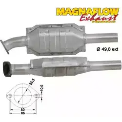 Катализатор MAGNAFLOW 86381 0 4ECEB7 S89IU6O 2723568 изображение 0