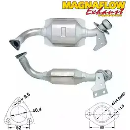 Катализатор MAGNAFLOW 87018 2723599 7XK S68 0J408 изображение 0