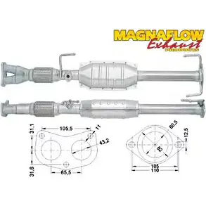 Катализатор MAGNAFLOW 88027 L9KZS0 I SNMK8EI 2723651 изображение 0