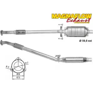 Катализатор MAGNAFLOW 2723683 88835D JVW78 7MS EF