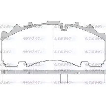 Тормозные колодки, дисковые, комплект WOKING 1454 3.10 29167 2742402 JSA 14543.10 изображение 0