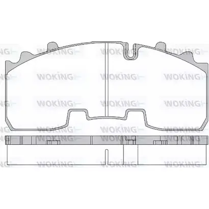 Тормозные колодки, дисковые, комплект WOKING 14563 .10 2742404 JSA 14563.10 29165 изображение 0