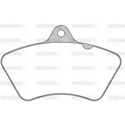 Тормозные колодки, дисковые, комплект WOKING JSA 9263.00 294 98 2742466 29582 изображение 0