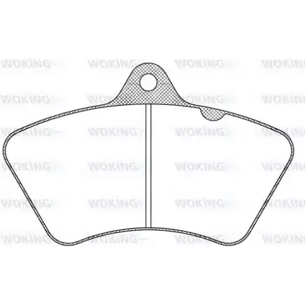 Тормозные колодки, дисковые, комплект WOKING JSA 9263.20 294 98 29582 2742467 изображение 0