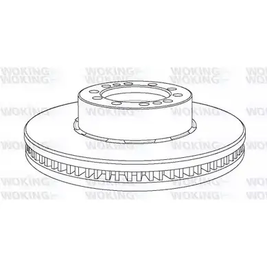 Тормозной диск WOKING 11 69.20 2742582 NSA1169.20 NSA116920 изображение 0