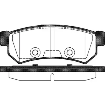 Тормозные колодки, дисковые, комплект WOKING D131 5-7939 2743060 P11483.10 PSA1148310 изображение 0