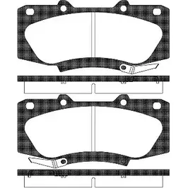 Тормозные колодки, дисковые, комплект WOKING 2743562 P15683.04 PS A1568304 L9F58KZ