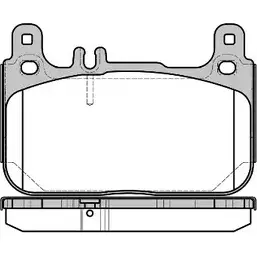 Тормозные колодки, дисковые, комплект WOKING 2743632 P17223.00 Z6L49 PSA17 22300 изображение 0