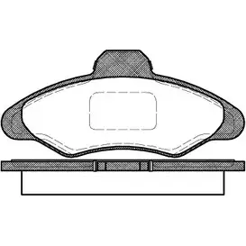 Тормозные колодки, дисковые, комплект WOKING PSA231300 P2313.00 2 1171 2743791 изображение 0