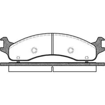 Тормозные колодки, дисковые, комплект WOKING P4733.00 PSA473300 2744220 D655 -7535 изображение 0