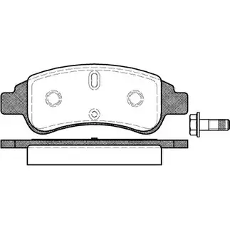 Тормозные колодки, дисковые, комплект WOKING 6M3K4XC PS A940330 P9403.30 2744814