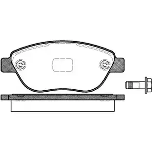 Тормозные колодки, дисковые, комплект WOKING D161 8-8921 P9593.10 2744851 PSA959310 изображение 0