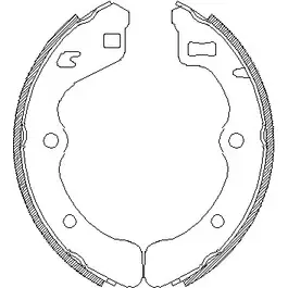Тормозные колодки, комплект WOKING UAUUXBD ZSA4 06700 Z4067.00 2745204