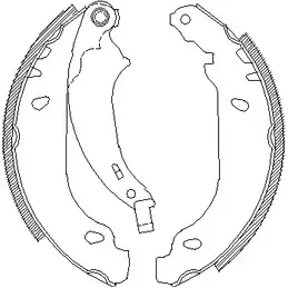 Тормозные колодки, комплект WOKING ZSA4076 00 2745215 Z4076.00 6BX8NQ