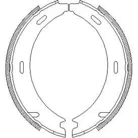 Тормозные колодки, комплект WOKING RXDZO2 ZSA4094 00 2745241 Z4094.00