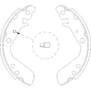 Тормозные колодки, комплект WOKING 2745319 6APK1Q ZSA415 600 Z4156.00