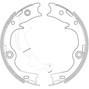 Тормозные колодки ручника, комплект WOKING GR33ESK ZSA42520 0 Z4252.00 2745431 изображение 0