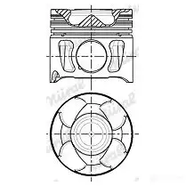 Поршень NURAL 87-436100-00 GAL FY6R 1424238623 изображение 0