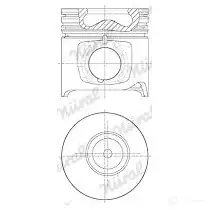 Поршень NURAL EECR 2L1 87-103900-40 4044197472512 1869136