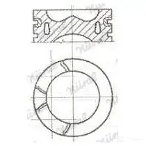 Поршень NURAL 4Z 93R 1870151 87-436708-10