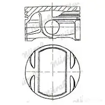 Поршень NURAL 5 EGUO 87-440900-00 1870167 изображение 0