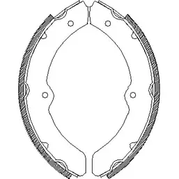 Тормозные колодки, комплект WOKING 2745473 ZSA431 100 Z4311.00 69LES6 изображение 0