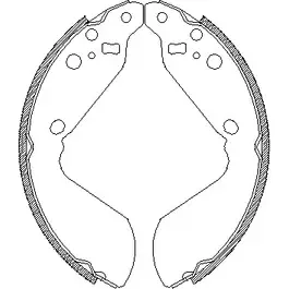 Тормозные колодки, комплект WOKING Z SA466900 KRQBX 2745669 Z4669.00 изображение 0