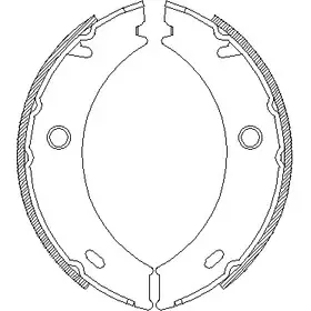 Тормозные колодки, комплект WOKING ZSA 471400 9N7EL8F 2745710 Z4714.00 изображение 0