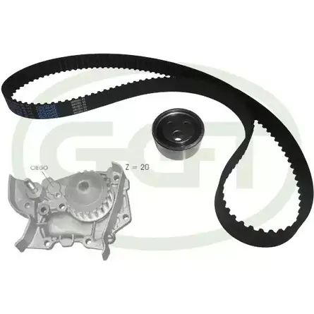 Водяной насос, помпа + комплект зубчатого ремня GGT KPA20030 06KD005 05 KD016 2752765