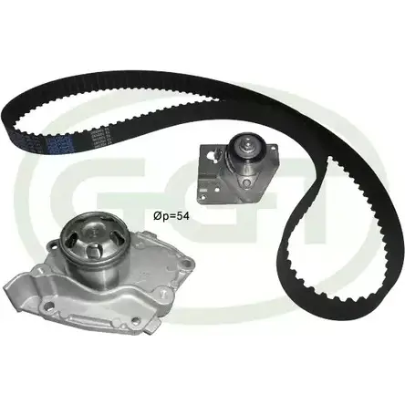 Водяной насос, помпа + комплект зубчатого ремня GGT 0 2KD011 2752775 KPA20045 02KD012